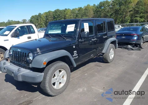 2018 Jeep Wrangler Jk Unlimited Sport S 4X4 из США, поврежденный, VIN 1C4BJWDG9JL854923